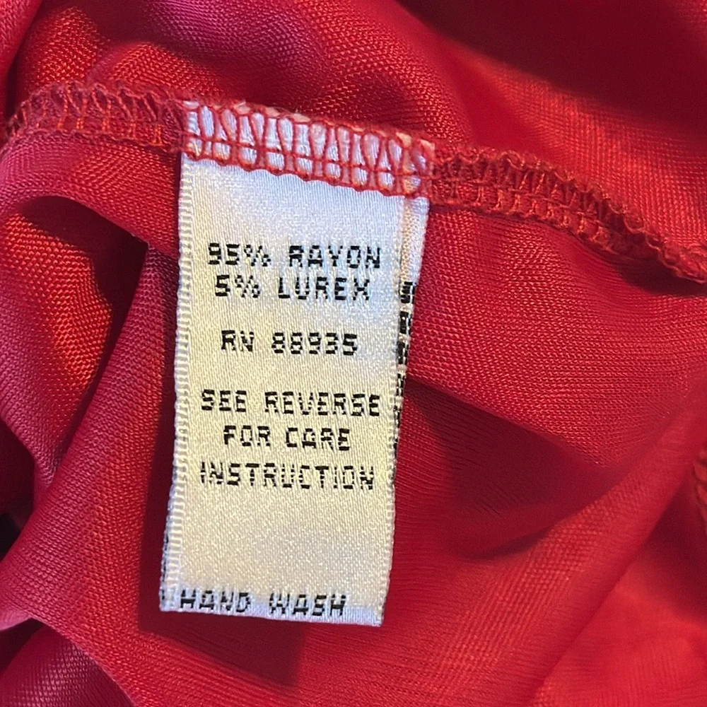 EUC Red and Gold Women's Holiday Party Shirt Bundle S Sparkle